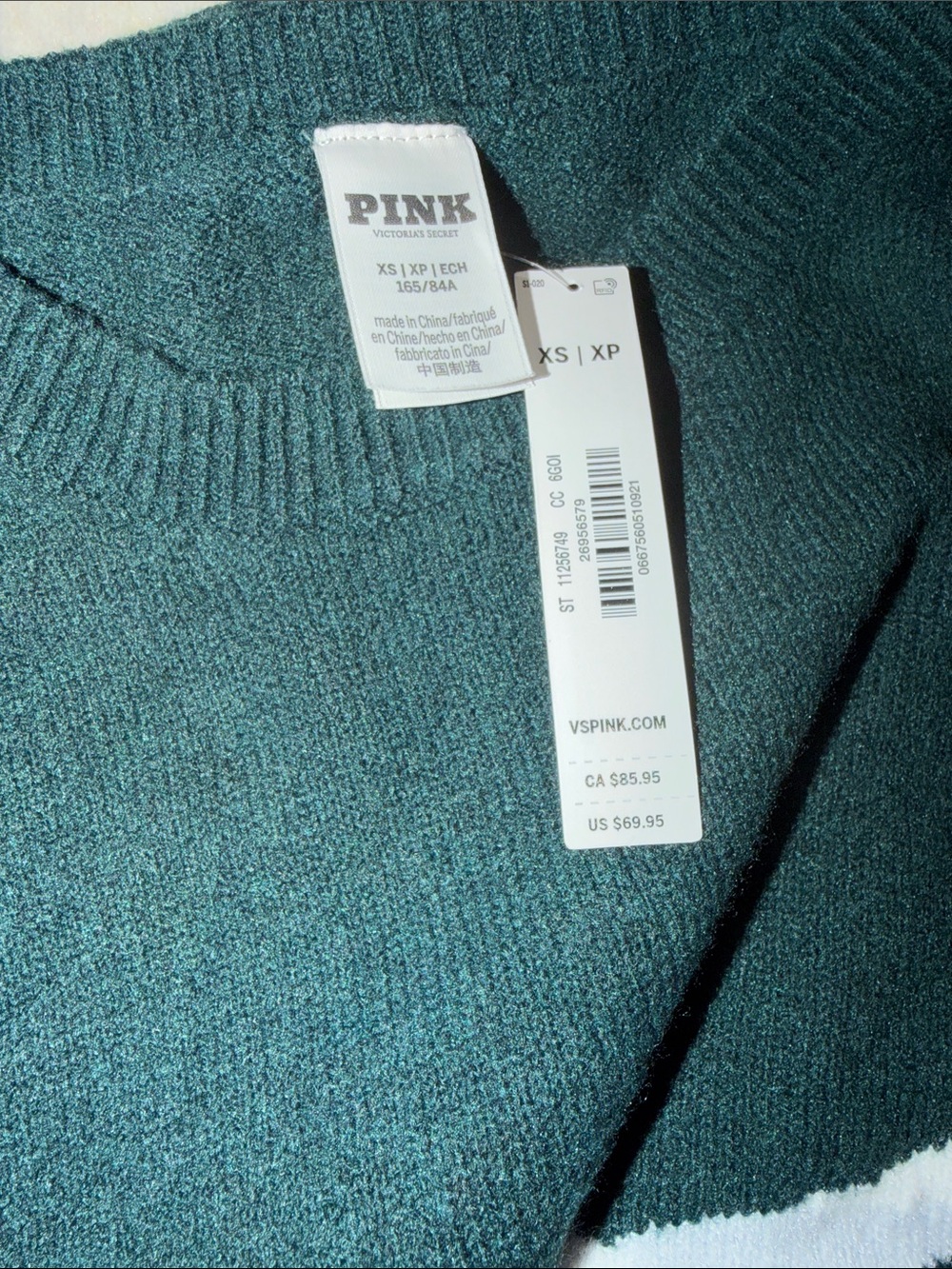 VICTORIA SECRET PINK
COLLEGIATE KNIT
CREWNECK SWEATER - Picture 6 of 9